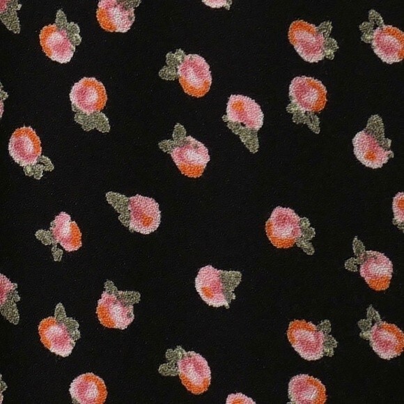 Free People Jumpsuit S 2 Floral Black Wide Leg Preppy Boho Cottagecore Coquette - Picture 12 of 12